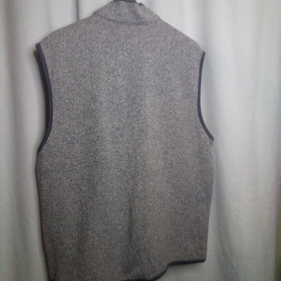 Chaps Vest XL Men Sleeveless Full Zip Pockets Gray - Picture 4 of 16